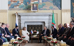 Visite de la Présidente du Conseil de la Fédération de l'Assemblée Fédérale de la Fédération de Russie, Valentina Matvienko en Algérie, 15-17 mars 2023