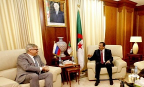 Sur la visite protocolaire de l’Ambassadeur de la Fédération de Russie en Algérie au Ministre de l’Energie et des Mines de la RADP