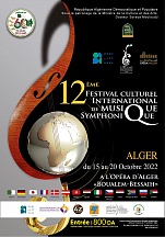 Sur le 12 Festival culturel international de musique symphonique en Algérie
